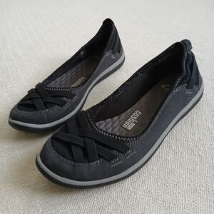 Clarks Black and Gray Women's Shoes